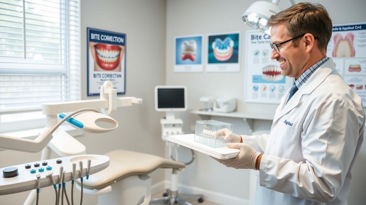 What is the process of bite correction at Harbor Side?